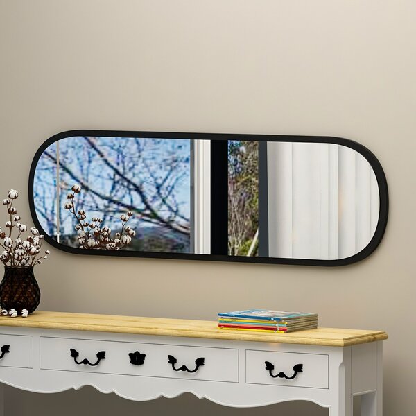 Lustro Magnum Black 40 x 120 cm