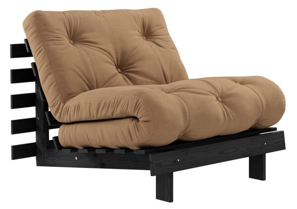 Brązowy fotel Roots Black Night – Karup Design