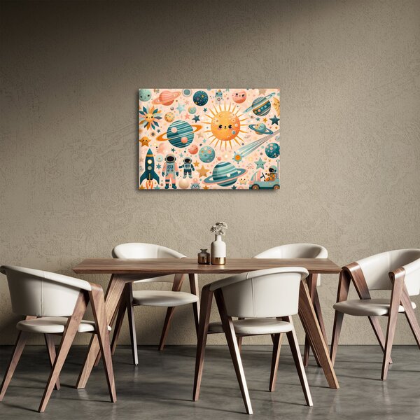 Obraz - Kawałki z kosmosu (70x50 cm)
