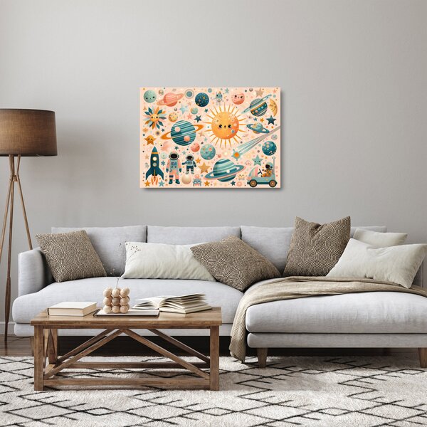 Obraz na szkle - Kawałki z kosmosu (70x50 cm)