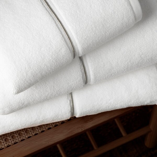 Biały bawełniany ręcznik frotte 50x85 cm Zero Twist – Bianca