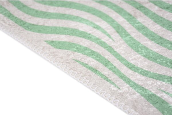 Zielony dywan odpowiedni do prania 60x100 cm Green Zebra – Vitaus