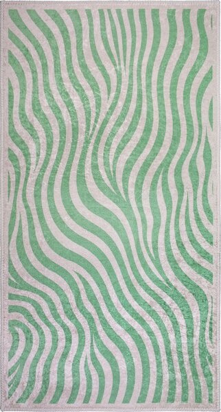 Zielony dywan odpowiedni do prania 60x100 cm Green Zebra – Vitaus