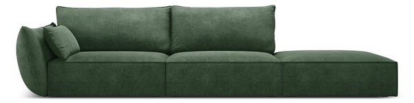 Ciemnozielony szezlong (lewostronny) Vanda – Mazzini Sofas
