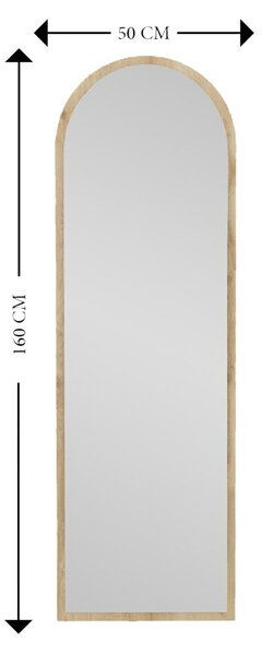 Lustro Emma Natural 50 x 160 cm