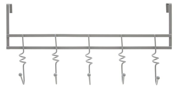 Szary metalowy wieszak na drzwi 46 cm Jaxen – Premier Housewares