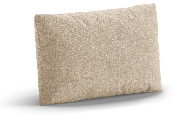 Beżowa poduszka na sofę z materiału bouclé Poppy – Micadoni