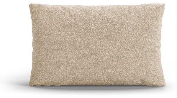 Beżowa poduszka na sofę z materiału bouclé Poppy – Micadoni