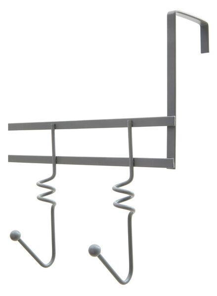 Szary metalowy wieszak na drzwi 46 cm Jaxen – Premier Housewares