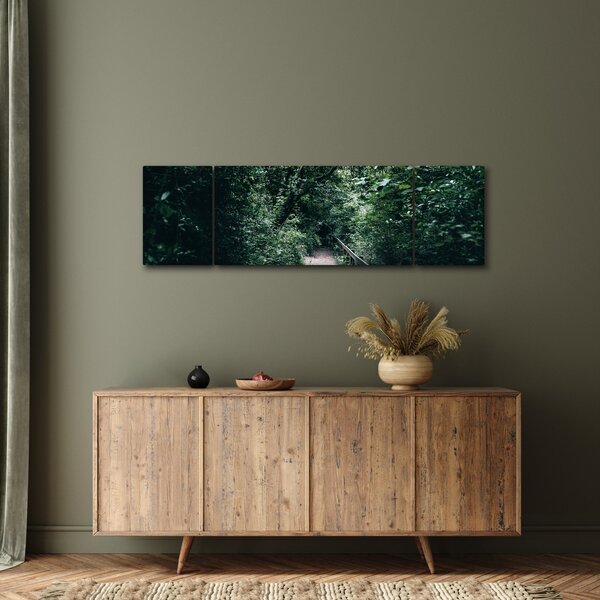 Obraz - Ścieżka przez las (170x50 cm)