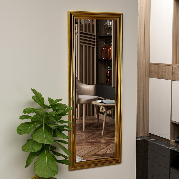 Lustro Smooth Gold 40 x 105 cm