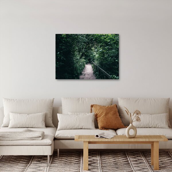 Obraz - Ścieżka przez las (70x50 cm)