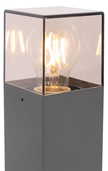 Lampa zewnętrzna 30 cm antracytowa z kolcem do ziemi i tuleją kablową - Denmark