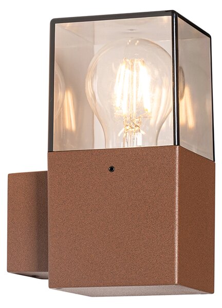 Inteligentna lampa ścienna zewnętrzna w kolorze rdzawo-brązowym IP44 z Wi-Fi P45 - Denmark