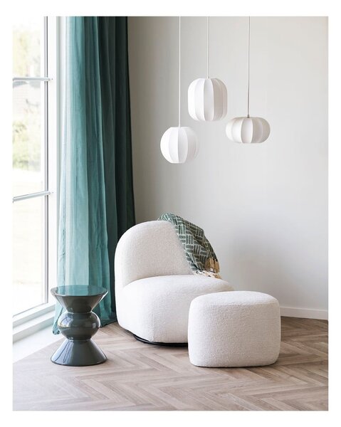 Kremowy obrotowy fotel Milo – House Nordic