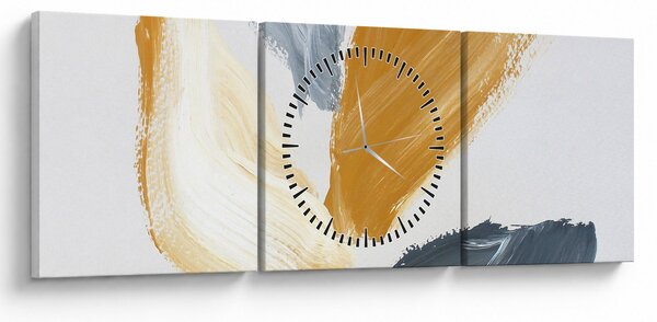 Obraz - Minimalistyczny obraz (z zegarem) (90x30 cm)