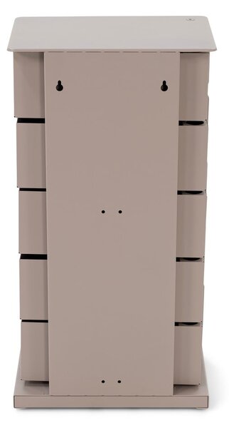 Szarobrązowa metalowa komoda 37x72x26 cm Joey – Spinder Design