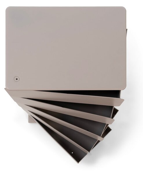Szarobrązowa metalowa komoda 37x72x26 cm Joey – Spinder Design