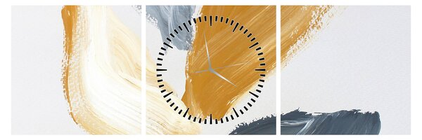 Obraz - Minimalistyczny obraz (z zegarem) (90x30 cm)