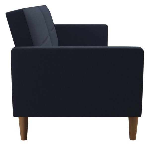 Ciemnoniebieska rozkładana sofa Støraa Mainstays