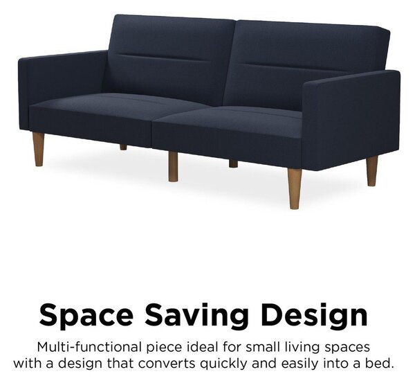 Ciemnoniebieska rozkładana sofa Støraa Mainstays