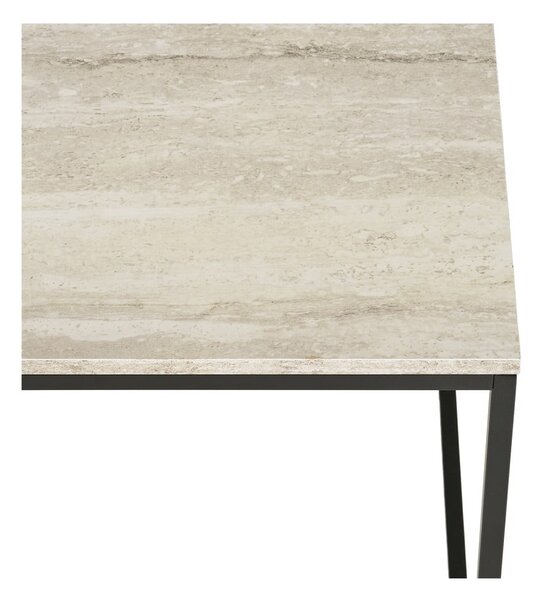 Stolik w dekorze kamienia 45x45 cm Vita – House Nordic