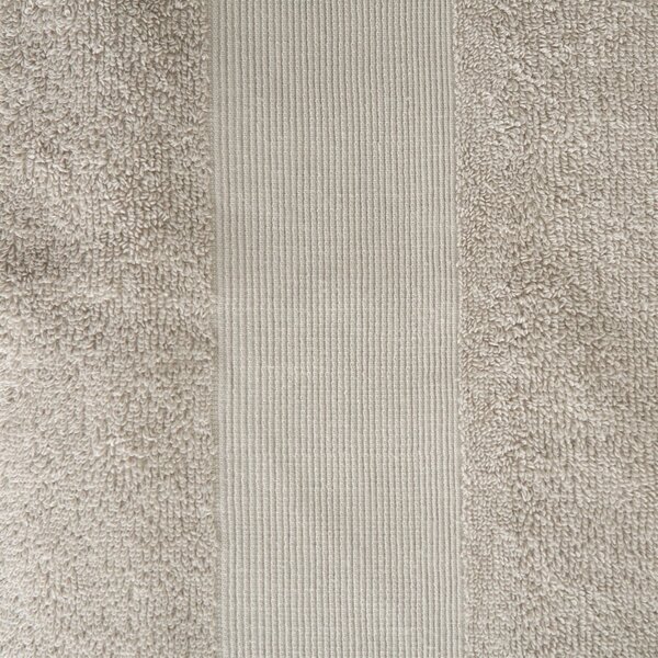 Beżowy bawełniany ręcznik kąpielowy frotte 70x120 cm Anti-Bacterial – Catherine Lansfield