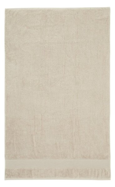 Beżowy bawełniany ręcznik kąpielowy frotte 70x120 cm Anti-Bacterial – Catherine Lansfield