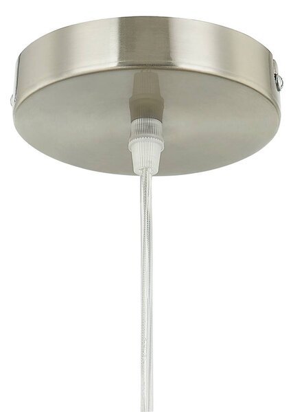 Lampa wisząca Jadwiga Lindby, możliwość ściemniania, jasne drewno, salon / jadalnia, bambus, skandynawski