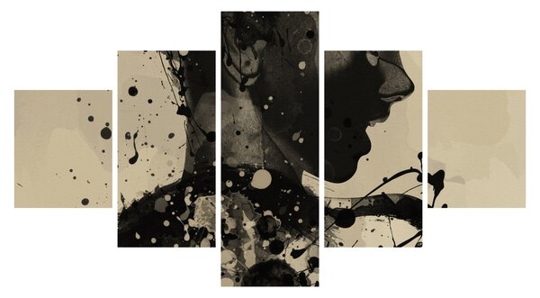 Obraz - Kobieta jazzowa (125x70 cm)