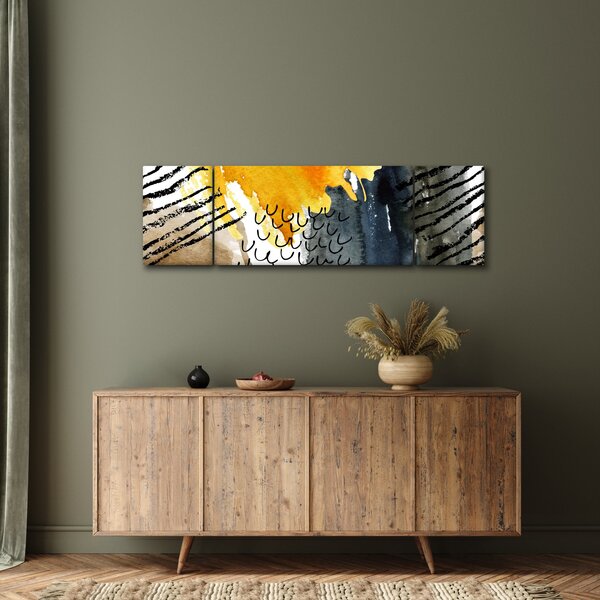 Obraz - Abstrakcyjna akwarela (170x50 cm)