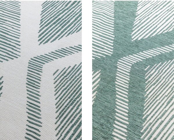 Zielono-kremowy dywan odpowiedni na zewnątrz 120x170 cm Gemini – Elle Decoration