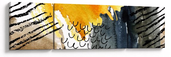 Obraz - Abstrakcyjna akwarela (170x50 cm)