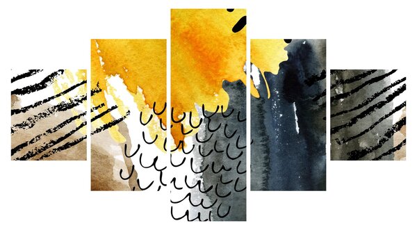 Obraz - Abstrakcyjna akwarela (125x70 cm)