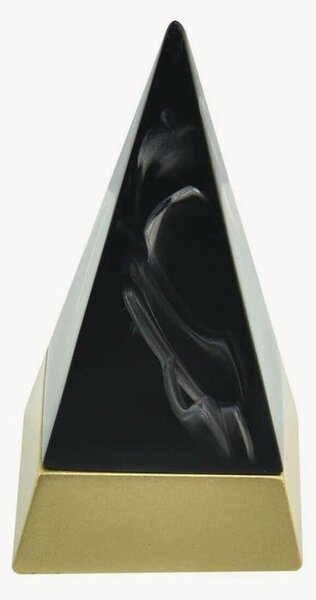 Stojak na biżuterię Pyramid Dark Marble & Gold