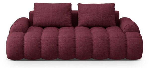 Bordowa sofa 200 cm Linz – Cosmopolitan Design