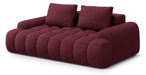 Bordowa sofa 200 cm Linz – Cosmopolitan Design