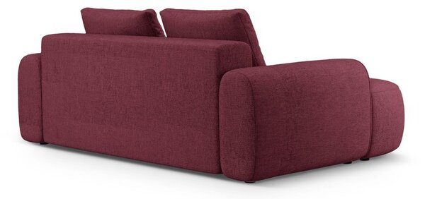 Bordowa sofa 200 cm Linz – Cosmopolitan Design