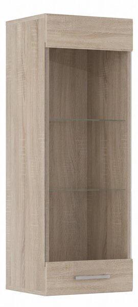 Szafka wisząca 1W Imola - Dąb Sonoma 40 cm Biały mat