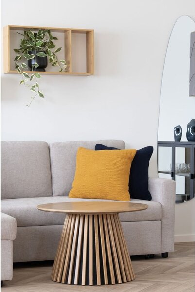 Wielopoziomowa bambusowa półka w naturalnym kolorze 70 cm Ember – House Nordic