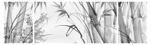 Obraz - Las bambusowy (170x50 cm)
