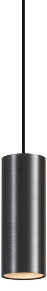 Nowoczesna lampa wisząca Tubo, kolor ciemnoszary, oprawka GU10, 50 mm
