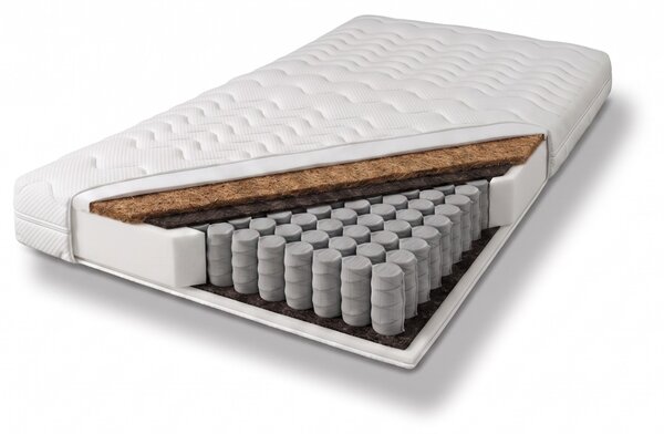 Materac kieszeniowy ANKONANUT typu basic pocket 7-strefowe 80x200