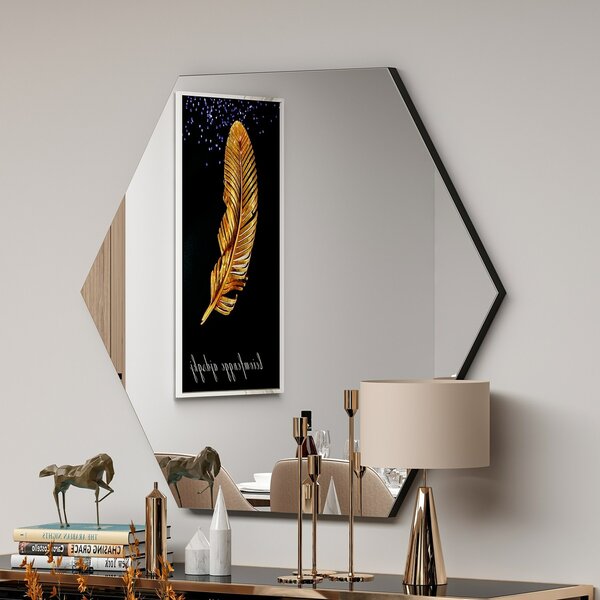 Lustro Zeo Black 60 x 70 cm
