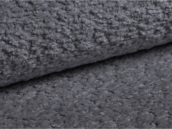 Ciemnoszara poduszka na sofę z materiału bouclé Kemi – Cosmopolitan Design