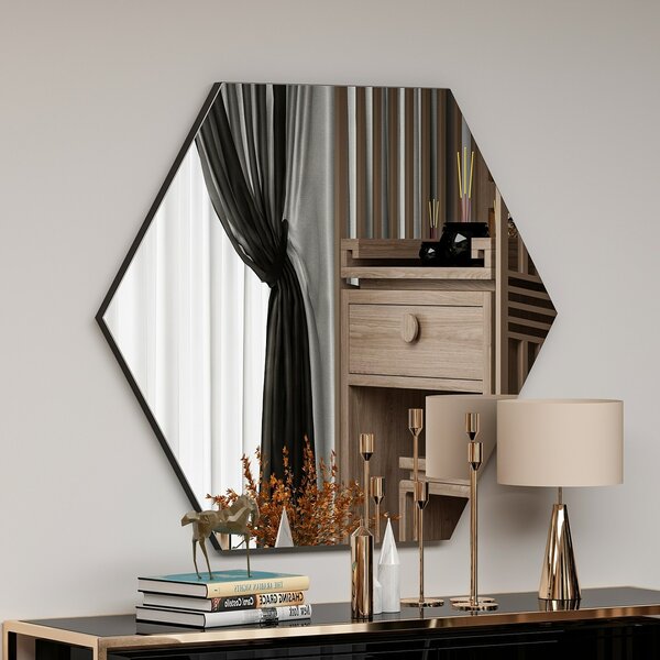 Lustro Zeo Black 60 x 70 cm