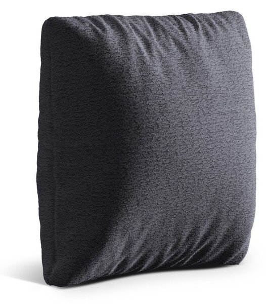 Ciemnoszara poduszka na sofę z materiału bouclé Kemi – Cosmopolitan Design