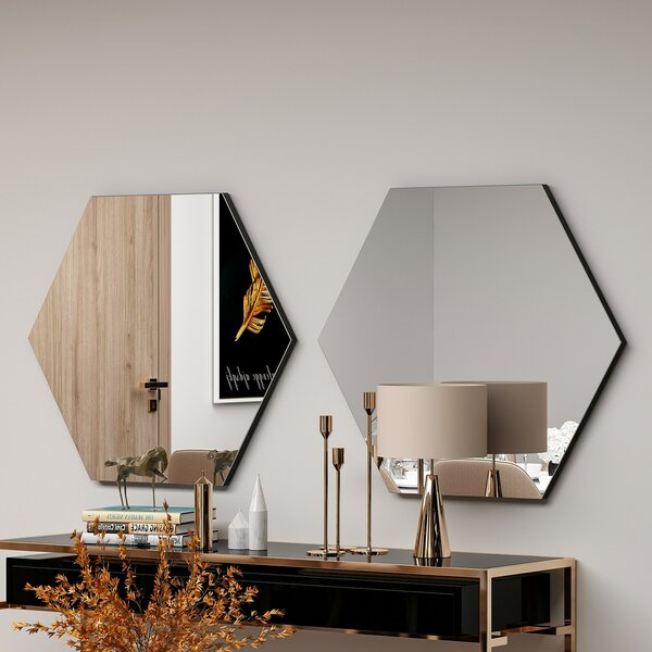 Lustro Zeo Black 60 x 70 cm