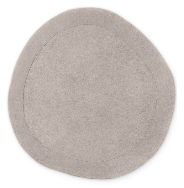 Szary okrągły dywan z mieszanki wełny tkany ręcznie ø 160 cm Kari Organic – Villeroy&Boch
