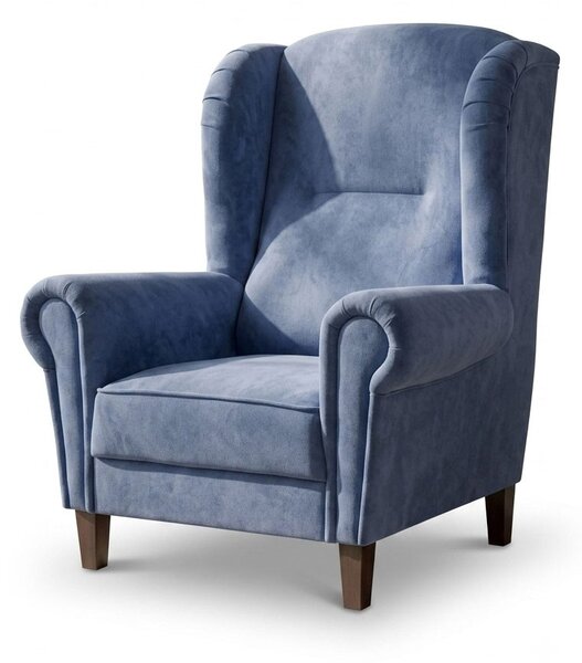 Fotel Tapicerowany Grosetto W z pufą Toptextil Margo 227.03 Czarny